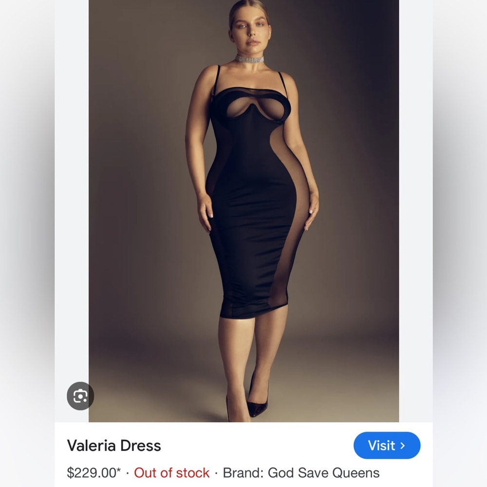 NWT God Save Queens Valeria Dress XS